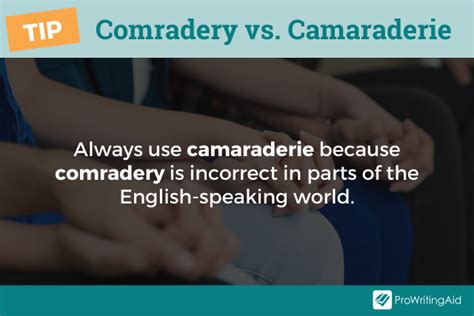 camaraderie pronunciation|use comradery in a sentence.